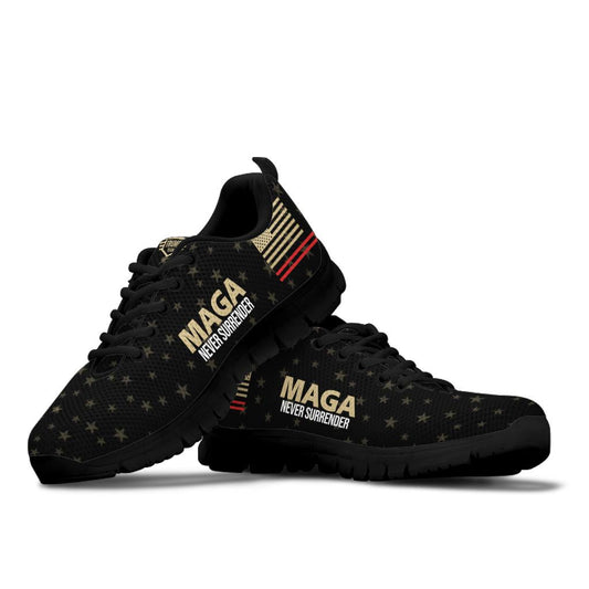 🇺🇸 NEW! MAGA Never Surrender Sneakers